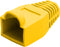 Cmple RJ-45 Color Coded Strain Relief Boots - Yellow (50 pcs)