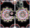 iPhone 11 Pro Max Case - Colorful Mandala Flower Flip Leather Wallet Cover with Card Slot