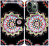 iPhone 11 Pro Max Case - Colorful Mandala Flower Flip Leather Wallet Cover with Card Slot