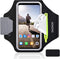 GUZACK Running Armband for iPhone 16 Pro 15 14 13 12 11 Pro Max/Plus/XR/XS, Galaxy S25/S24/S23/S22 with Card Slot & Key