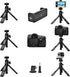 Phone Tripod Stand, Ruittos Vlogging Tripod, Selfie Stick Tripod, Go pro Extendable Tripod for iPhone, Webcam, Desktop, Sony, Go Pro, Travel 11.5inch Portable Pocket Mini Tripod