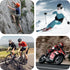 Motorcycle Bluetooth Headset E1 - 2 Riders Wireless Dirt Bike Helmet Intercom with CVC Noise Cancellation, Stereo