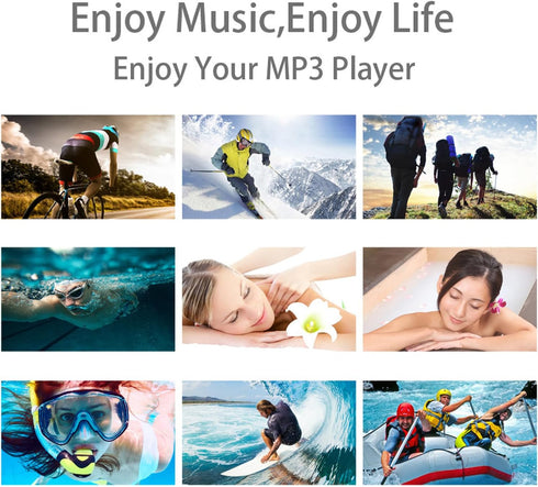 VBESTLIFE IPX8 MP3 Swimming, 8GB Water Proof Player for Underwater Music Player with Lossless Sound, Secure Clip