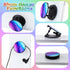 Honoson 9 Pieces Cell Phone Grip Holder, Colorful Collapsible Self-Adhesive Finger Ring for Smartphone and Tablets