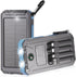 YELOMIN Solar Power Bank 20000mAh, Solar Charger Portable Phone Charger with 4 Built-in