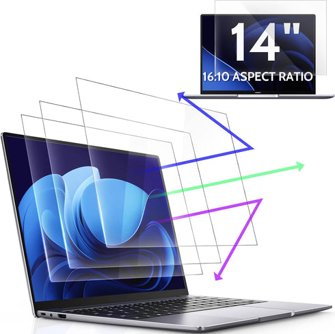 3 Pcs 14 Inch Anti Blue Light Screen Protector Compatible With Lenovo