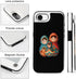 Generic 16 Nesting Doll Russian Phone Wallet Compatible with iPhone E Flip Cover with Card Holder