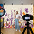 Vyrn Klynt Country Decor,8x6ft Flower Purple Lavender Plant Photography Backdrop for Portrait Photo,Photoshoot