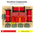 HiQltyla 250W 4-Way RCEDA-402A 4 8 2X 1x 1x Speaker Crossover, Passive Crossover for Car Home Audio to Ohm Bass +