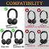 SOULWIT Cooling Gel Earpads Replacement for Jabra Evolve2 65/40, Elite 45h On-Ear Headset, Ice Silk Fabric - Snow
