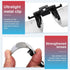 3D 3D MECCANIXITY Polarized Clip-on Glasses, Passive Circular Viewing Glasses Frame for Anaglyph Movies Theater Games