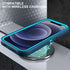 Military Grade 3 in 1 Heavy Duty Case for iPhone 12 Mini, Shockproof/Dust Proof with 2Pcs Tempered Glass Protector