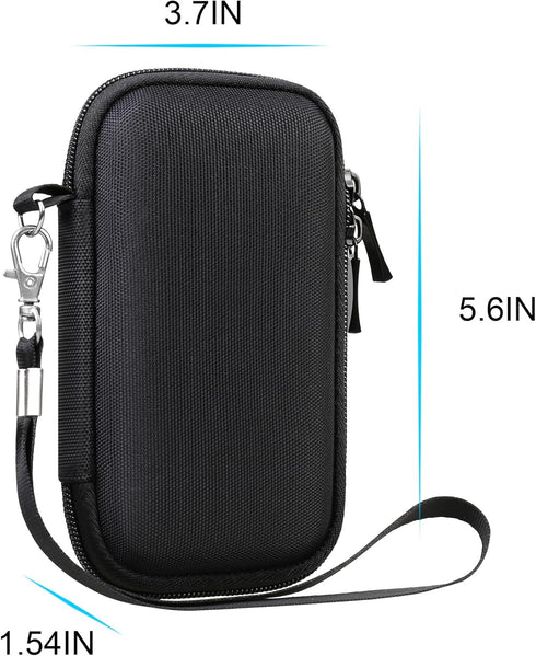 Lacdo Hard Carrying Case for SanDisk Extreme Pro/SanDisk Extreme Portable External SSD, 500GB 1TB 2TB 4TB USB-C, EVA