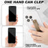 Weewooday 6 Pieces Telescopic Finger Strap Phone Grip Holder, Universal Kickstand for Most Smartphones (Blue, Pink,