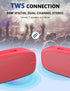 LENRUE Bluetooth Speaker, Wireless Portable Speaker with Loud Stereo Sound, Rich Bass, 12-Hour Playtime - Perfect for
