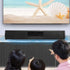 Lazmin112 Wireless Bluetooth Speaker, Long Bar Subwoofer with AUX Connection, FM Radio, 360° Surround Sound