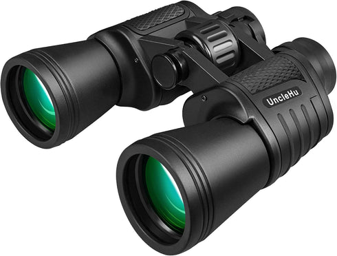 UncleHu 20x50 High Power Binoculars for Adults - Low Light Night Vision, Compact Waterproof Binoculars for Bird
