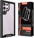 wahhle Samsung Galaxy S23 Ultra Case, Built-in Screen Protector, Full Body Shockproof Slim Fit Bumper Cover, Black/Clear