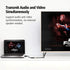 Jex Electronics Male Display Port DP to Female HDMI Adapter for Laptop, Computer PC Nvidia AMD Display Port Graphics