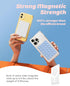 amBand Magnetic Suction Mirror Window Phone Holder, Sticky Grip Double Sided Mount for iPhone, Gym Bathroom Kitchen