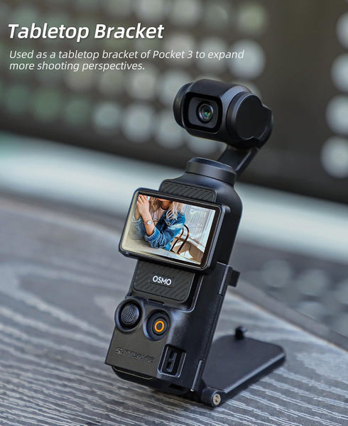 Multifunctional Magnetic Bracket Mount for DJI OSMO Pocket 3, Magnet Steering Holder Bracket