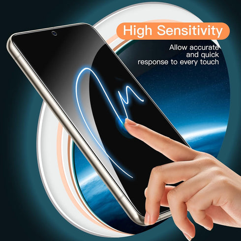 JETech 3-Pack Tempered Glass Screen Protector for Samsung Galaxy S23 5G 6.1-Inch, HD Clear, Fingerprint ID Compatible