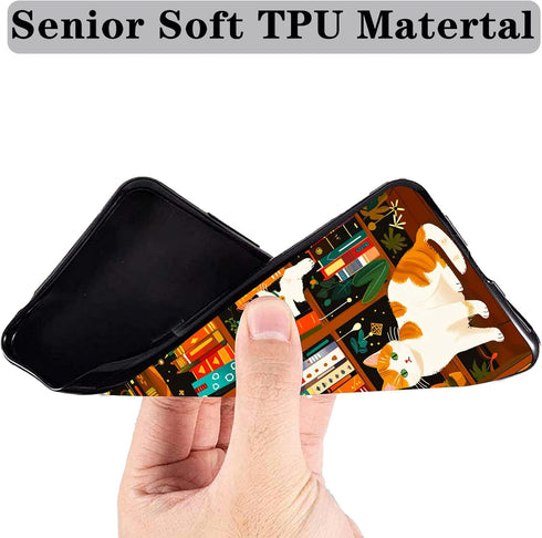 NLZQTTBD S25 S25 2025 6.7 inch for Samsung Galaxy Plus Case,Black Soft TPU Silicone Shockproof Protection Cover Phone