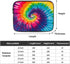 Tie Dye Laptop Sleeve Case for Men Women 13 inch Waterproof Oxford Cloth Laptop Sleeve Bag Suitable for Most Ipads and Laptops Notebook Computer Pocket Tablet Traveling Carrying Simple Case