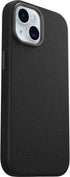 OtterBox 15 Symmetry iPhone Series Cactus Leather for MagSafe - Noir ASH (Black), Snaps to MagSafe, Ultra-Sleek, Raised