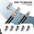 Long Stylus Pens for Touch Screens (5 Pack 185mm) High Sensitivity, Precision, Compatible with iPad, iPhone, Android
