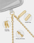 2 ROCONTRIP Phone Chain Crossbody Phone Strap with Tether Tabs Detachable iPhone Lanyard Chain for All Phones Premium