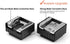 1/4 1/4"-20 Flash Shoe Mount Adapter to Thread Hole with Male Tripod Screw Adapter for Light Stands Umbrella Holder