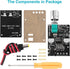 ZK-502L Bluetooth Power Amplifier Board, 5.0 Stereo Audio Receiver for DIY Speakers, 5-24V