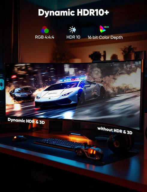 8K 1.4, 6.6FT (8K@60Hz, 4K@144Hz, 2K@240Hz), 32.4Gbps 2.2/FreeSync/G-Sync, Capshi DisplayPort Cable VESA Certified DP