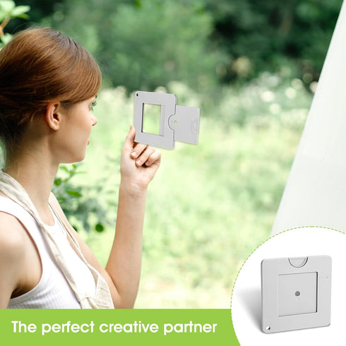 Viewfinder Artist View Finder with Sliding Mechanism, Value Finder with Color Isolation, View Catcher Tool