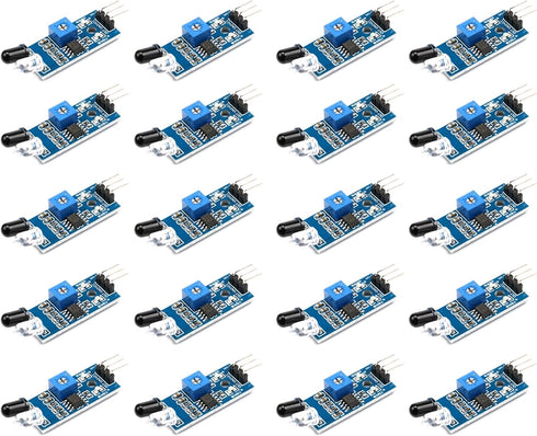 EC Buying 20pcs IR Infrared Obstacle Avoidance Sensor Modules for Arduino - Reflective Photoelectric