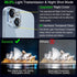 IMBZBK iPhone 14 Screen Protector 3 Pack - Tempered Glass, 9H Anti-Scratch, Case Friendly, with Camera Lens Protectors.
