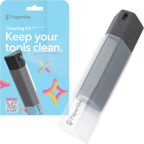 Paperlike All-in-One Cleaning Kit, Microfiber Spray Bottle & Cleaning Solution for iPad Displays