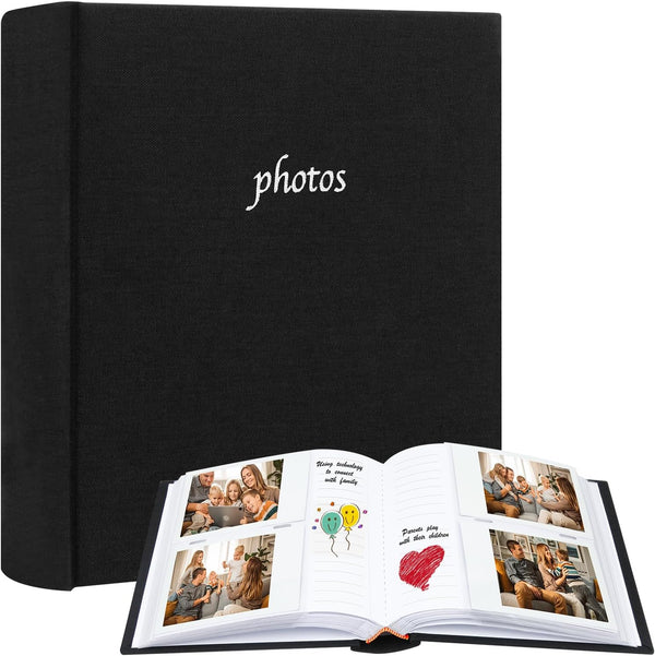 Photo Album for Fujifilm Instax Wide 300 Camera, Linen Cover, 120 Pockets for Polaroid Instant Photos
