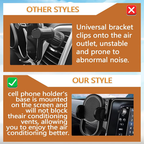 Car Phone Holder for Audi 2020-2024 S4/S5/RS4/RS5/Audi A4 2020-2024/A5 2021-2023/Q5 2021-2024 Accessories, Hands Free