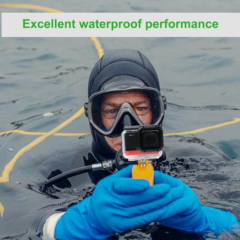 Waterproof Housing Case for Insta360 ONE RS 4K Edition, Underwater Diving Protective Shell with Bracket Accessories
