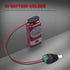 DAIERTEK 10pcs 9V Battery Connector Snap Clip I Type with Alligator Clips and DC Male Power Plug