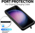 BEASTEK Waterproof Galaxy S23 PLUS Case, Shockproof Dustproof IP68 Underwater, Full Body Anti-Scratch Cover (Clear)
