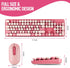 Guiheng Set 2.4G Wireless Keyboard and Mouse Combo, Full Size Compact Quiet Wireless Keyboard and Mouse Ultra-Thin