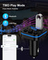 AILKIN 54w 5.4 Bluetooth Fm Transmitter for Car, Fast Charging, Blue Tooth Car Charger USB-C USB-A Multi Ports