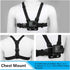 Chest Mount Harness Chesty Vest Head Mount Strap for Action Camera Compatible with GoPro Hero 11, 10, 9, 8, Max