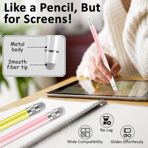 THE CASE DOCTOR GET YOUR CASE LIFT WITH THE CASE DOCTOR 5 Pack TCD Stylus Pen for Touch Screen, High Precision