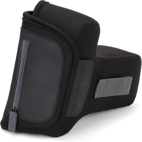 USA Gear DSLR Camera Case/SLR Sleeve for Zoom Lens with Neoprene Protection, Holster Belt Loop and Accessory Storage -