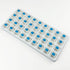 Gateron G Pro 3.0 Blue Switches for Mechanical Keyboard, 3-Pin 60gf Clicky/Pre-Lubed/Pin-enhanced Switches (36pcs, Blue)