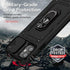 iPhone 11 Case, Black - Military Grade, 16ft Drop Tested, with Screen Protectors, Camera Cover & Magnetic Kickstand.